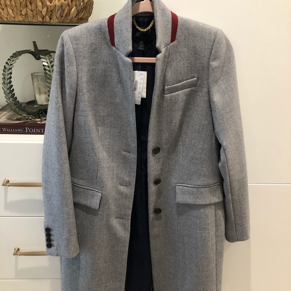 J crew regent topcoat